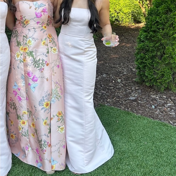 Amsale Agnes Bridesmaid Dress in Ballet Size 2 - Picture 3 of 3